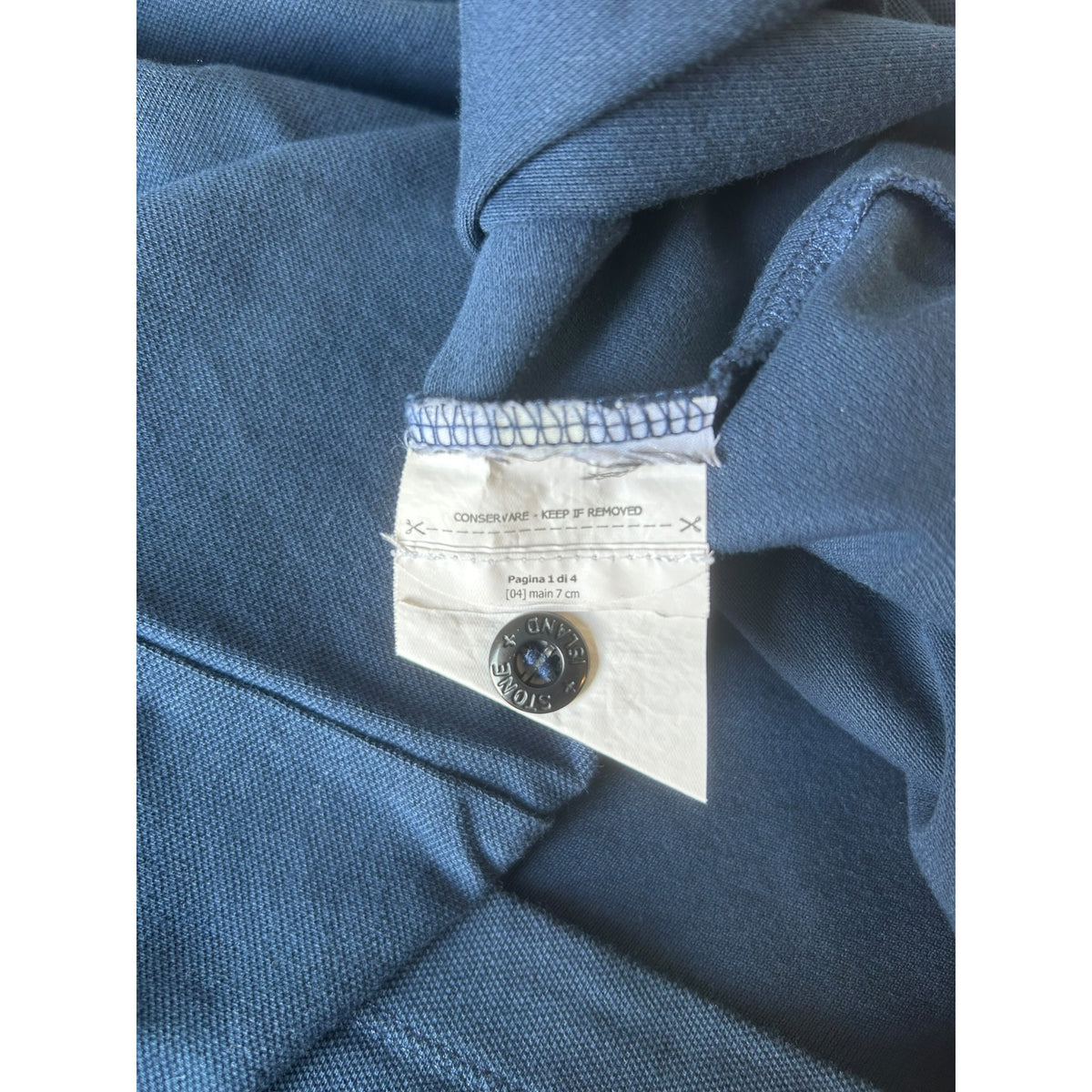 Stone Island Stretch Cotton Piqué Poloshirt Slimfit