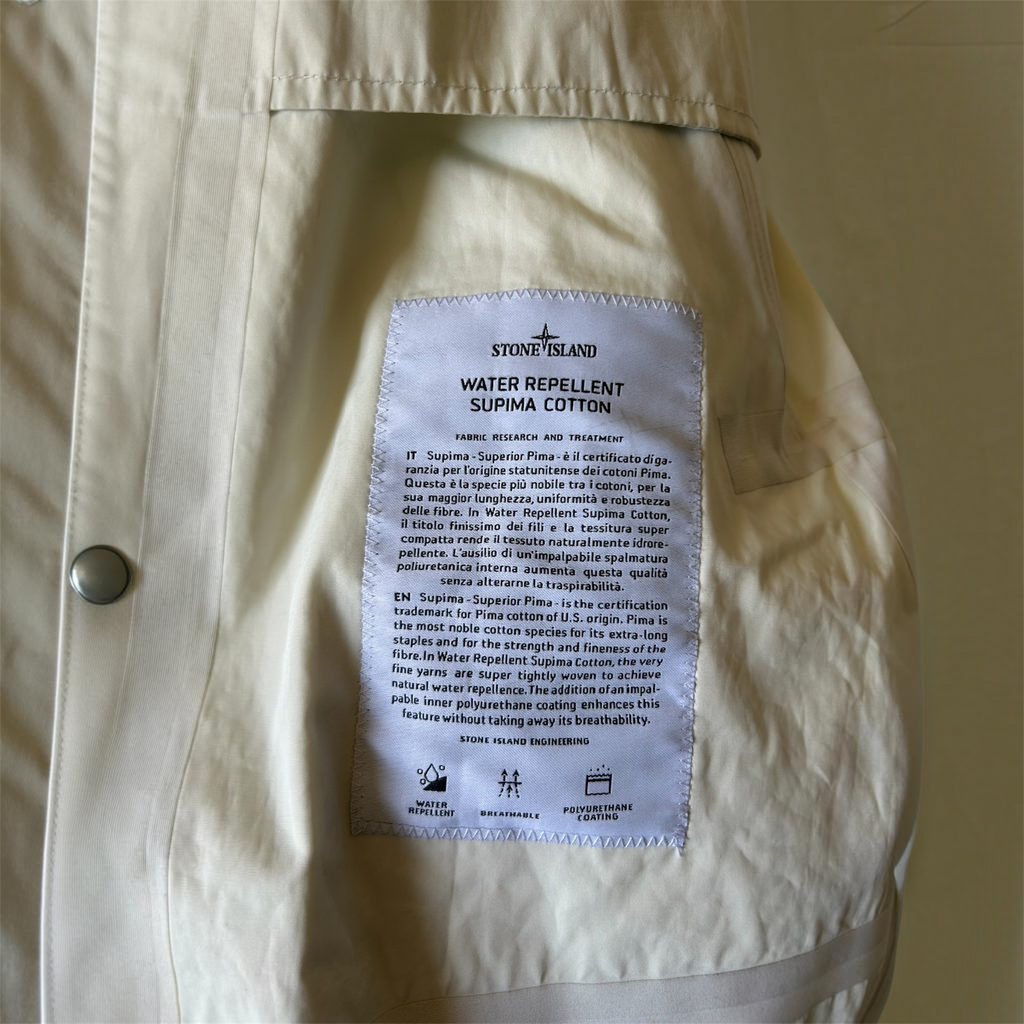 Stone Island Water Repellent Supima Cotton
