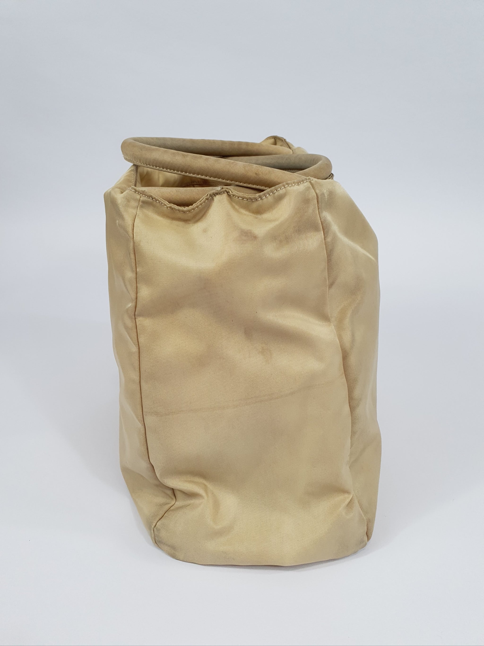 Prada Nylon Handbag Beige