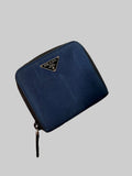 Prada kleine Geldbörse blau