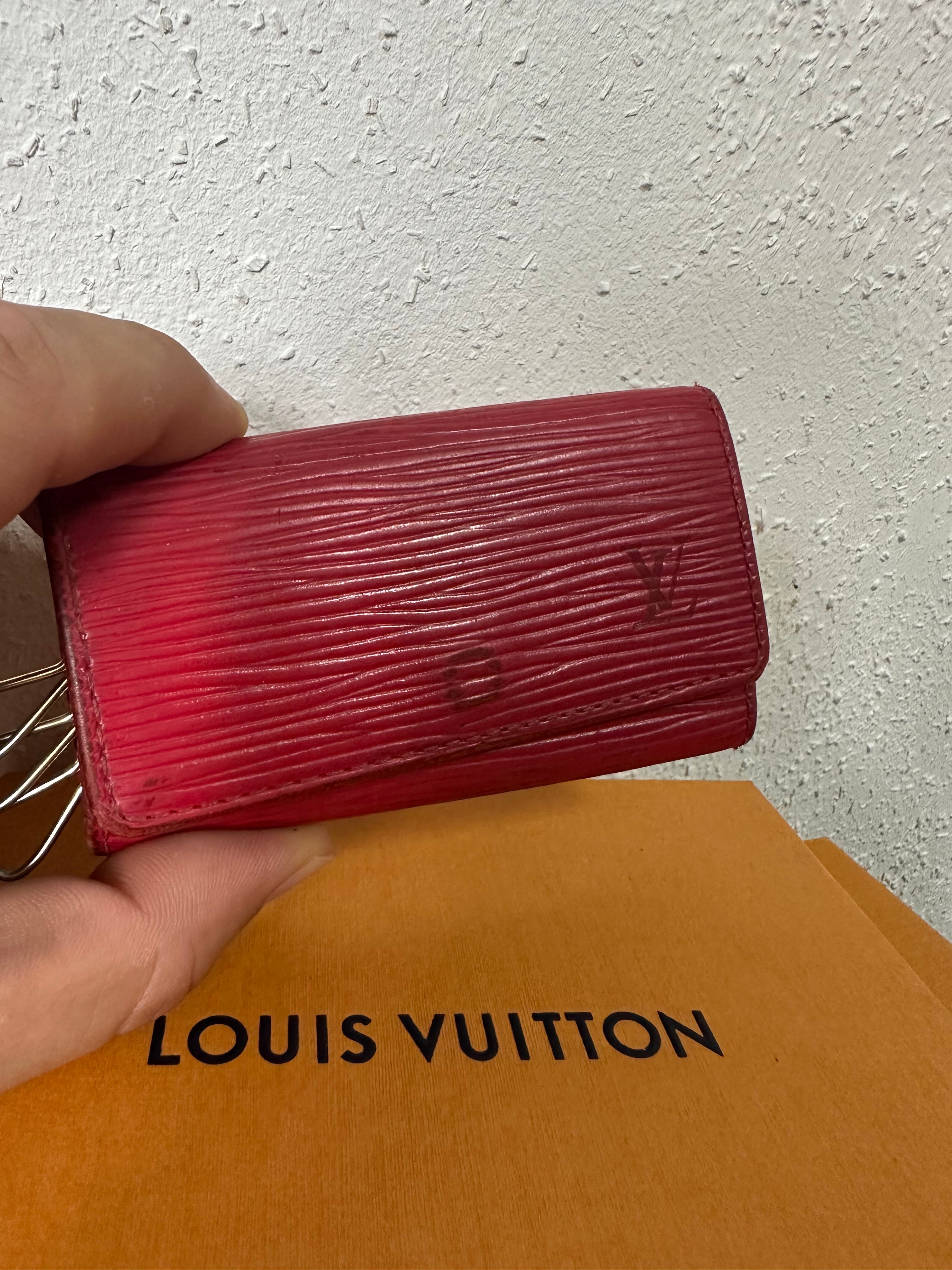 Louis Vuitton Sleuteletui Epi leer rood