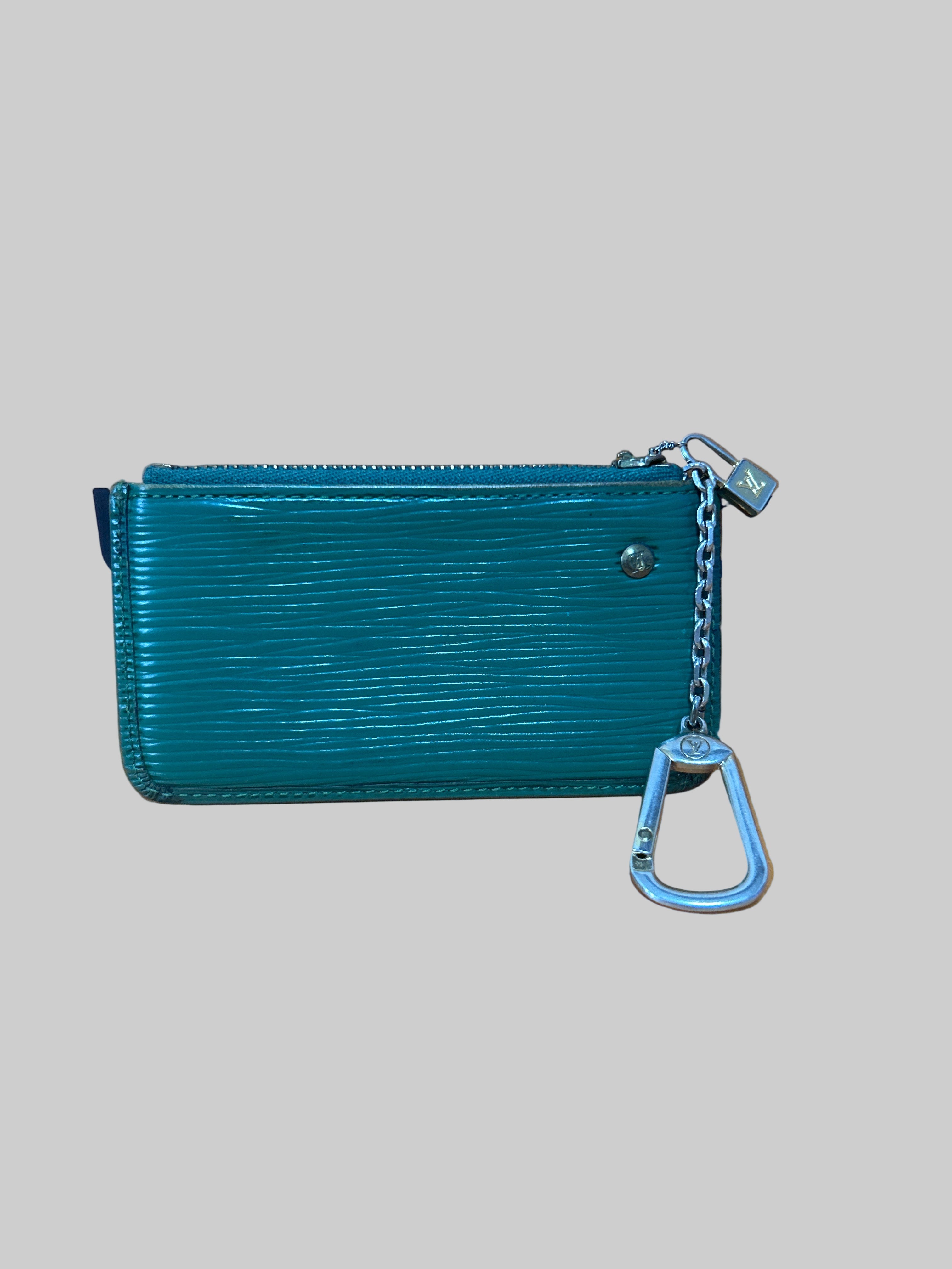 Louis Vuitton Schlüsseletui Epi Leder Grün