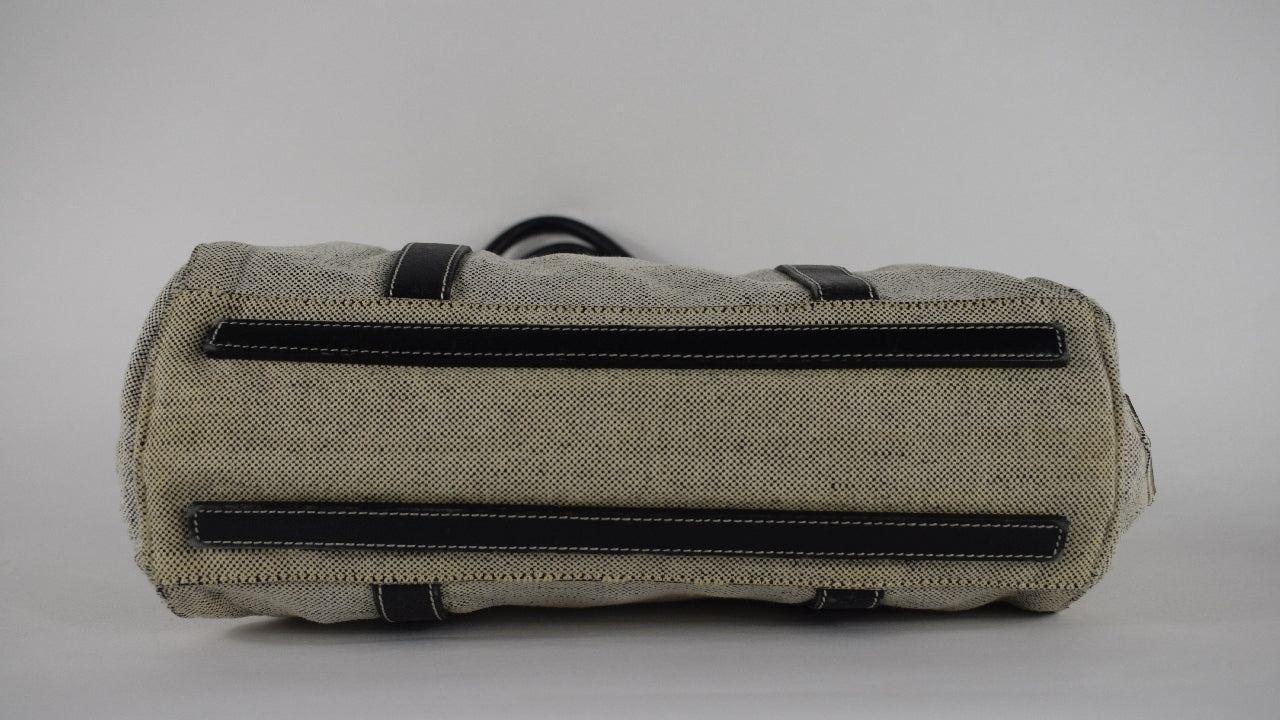 Prada cotton fabric handbag