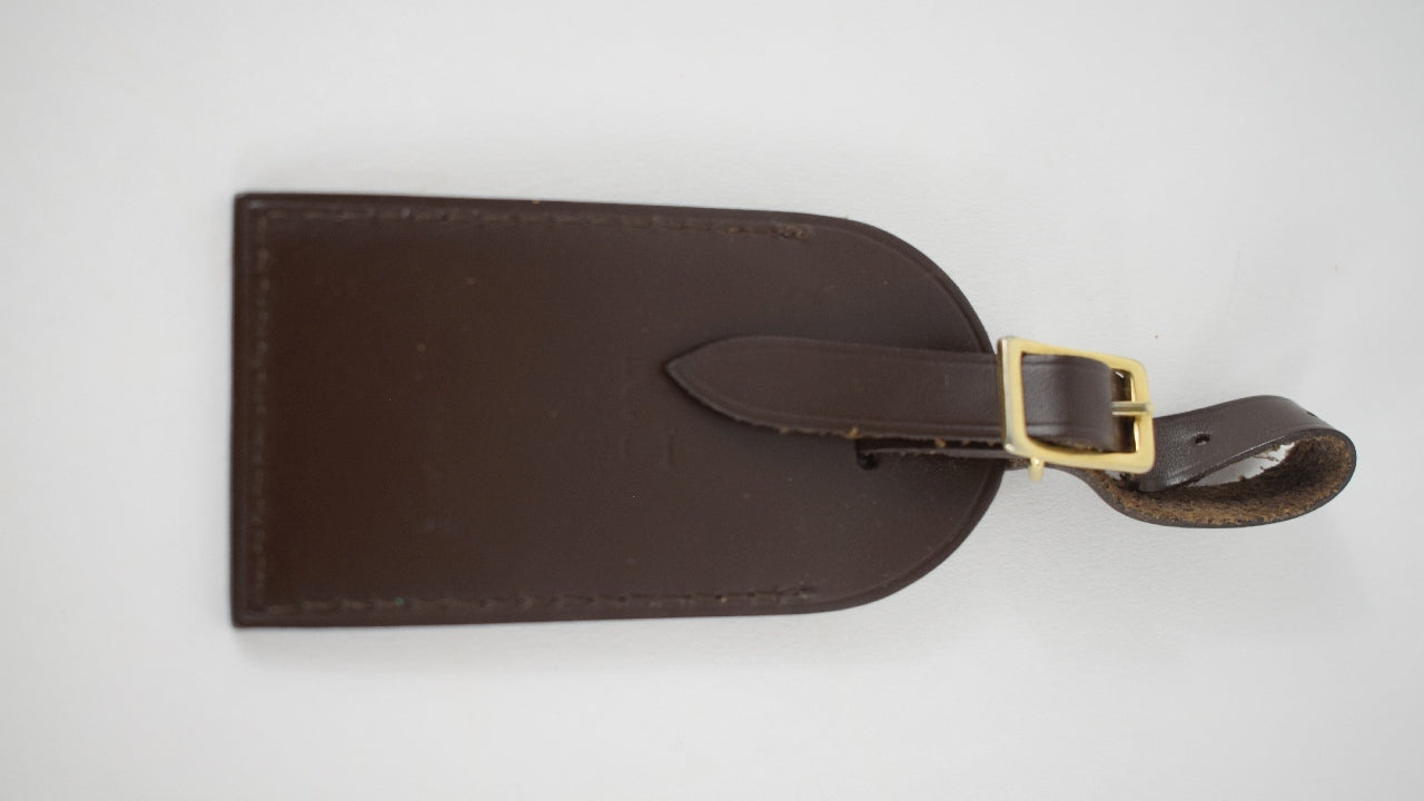 Louis Vuitton Brown Luggage Tag