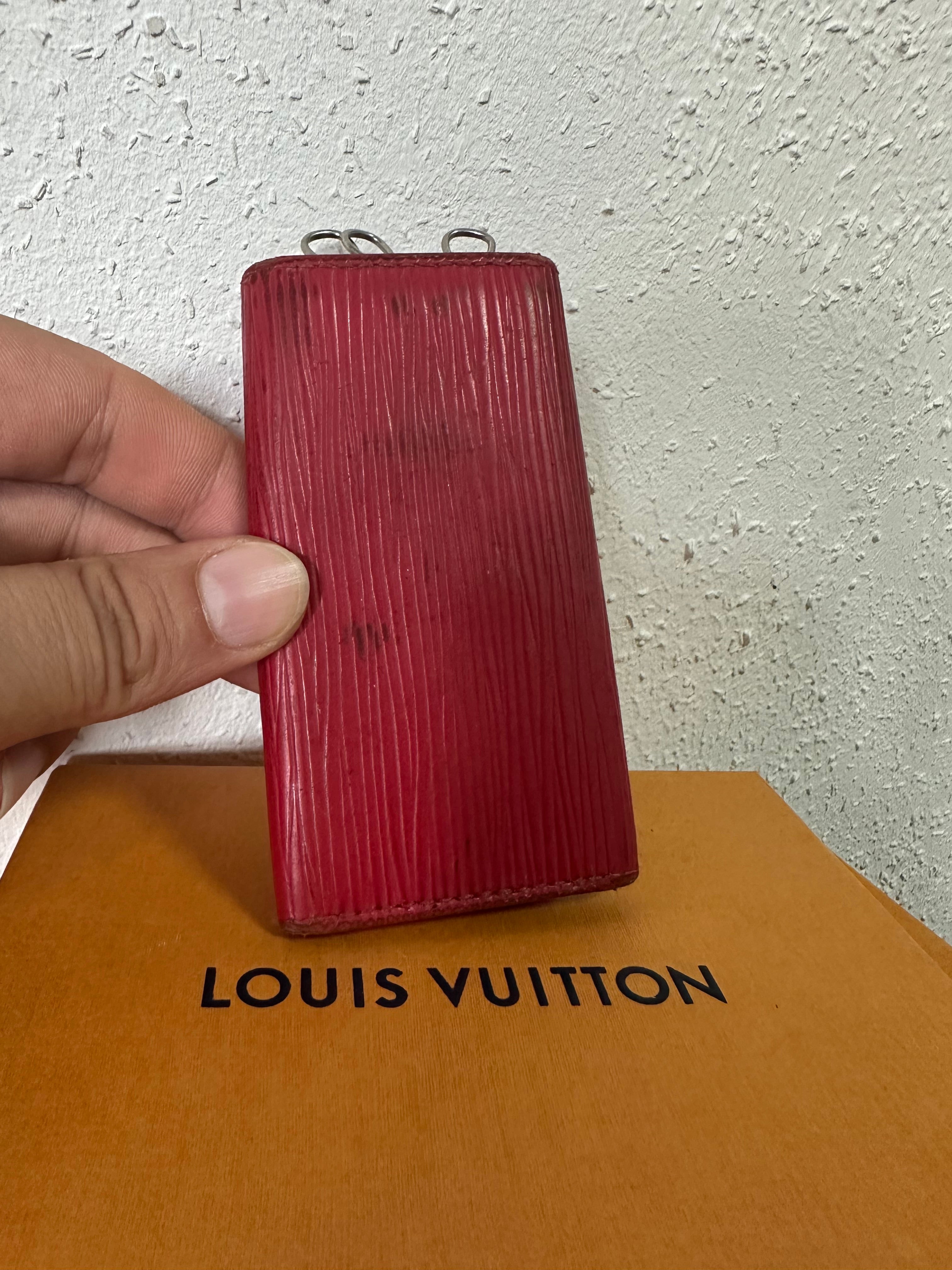 Louis Vuitton Sleuteletui Epi leer rood