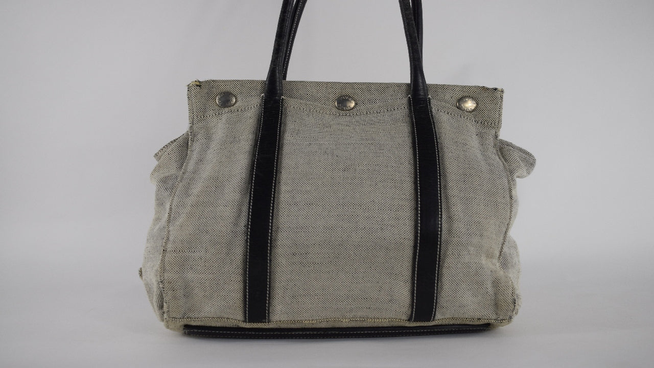 Prada cotton fabric handbag