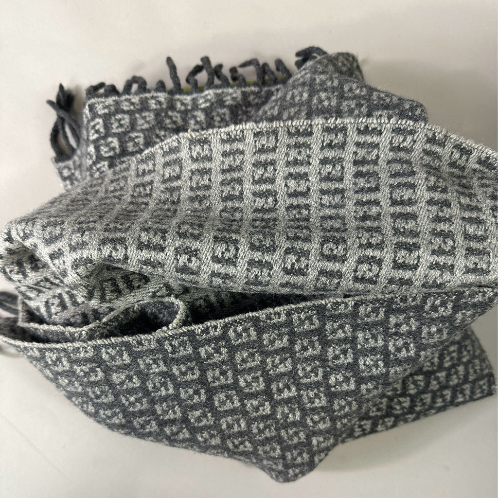 Fendi Monogramm Schal aus Wolle