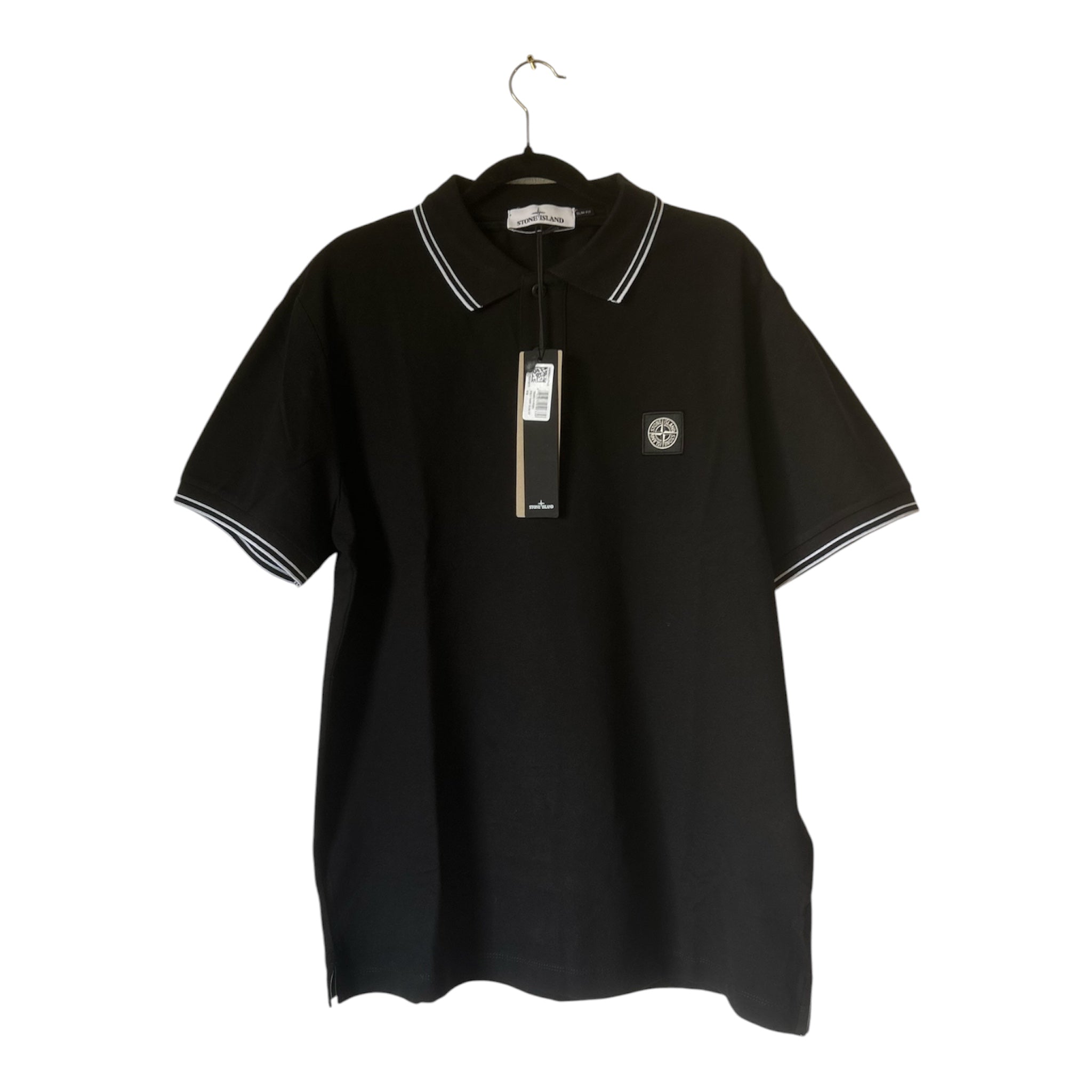 Stone Island Stretch Cotton Piqué Polo