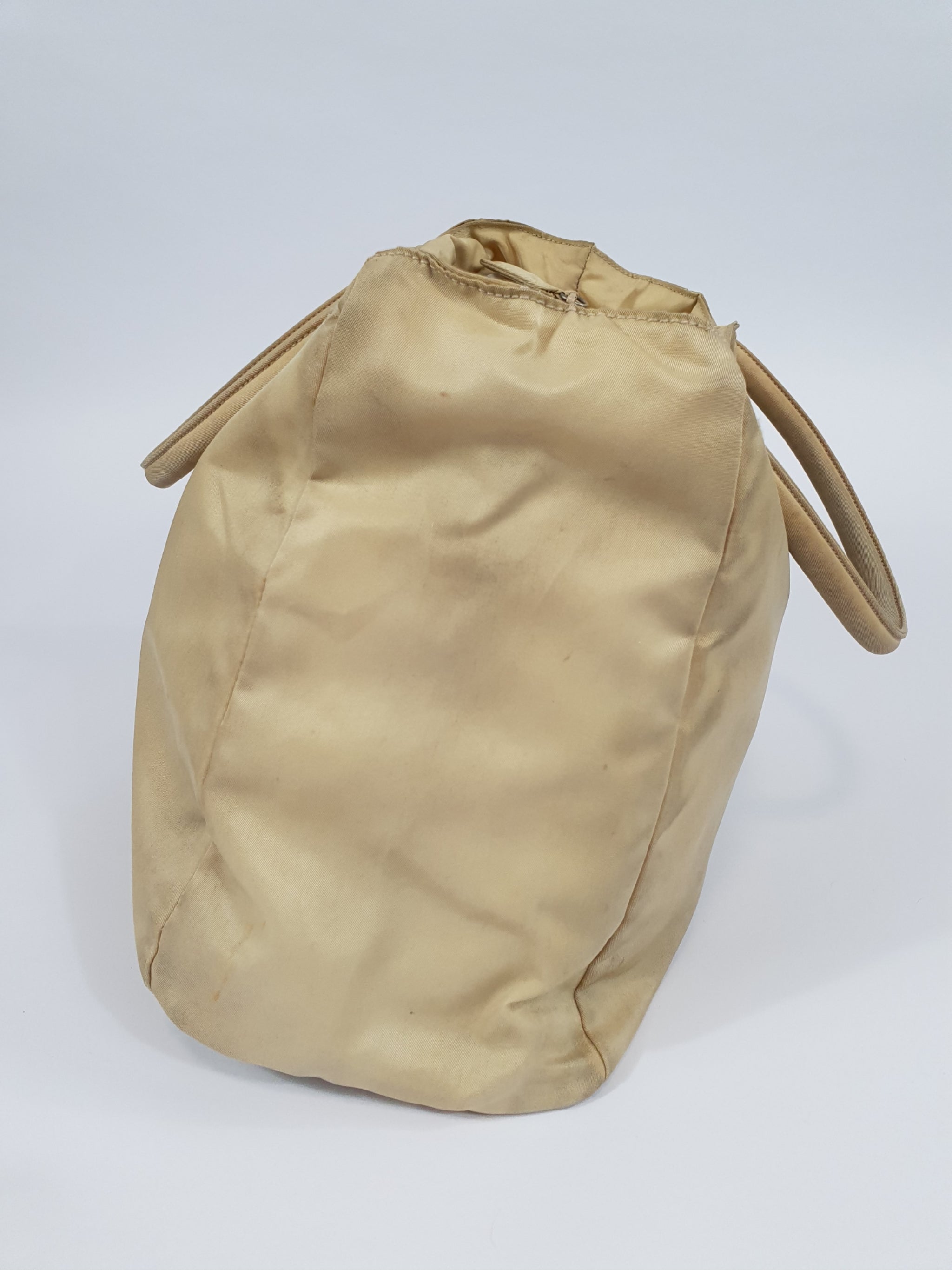 Prada Nylon Handbag Beige