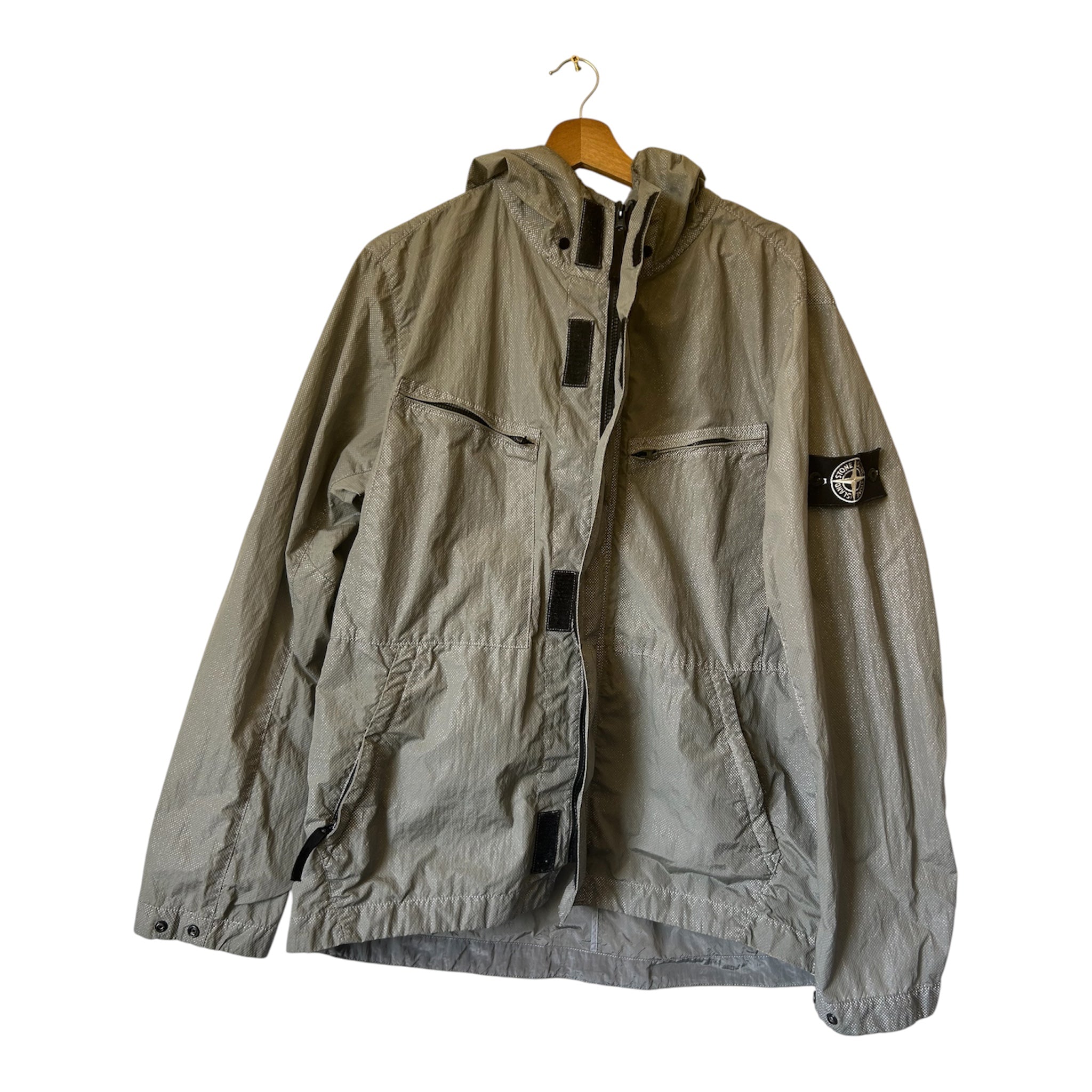 Stone Island Garment Dyed Pixel Reflective