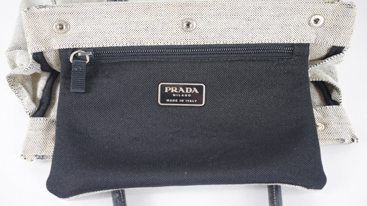 Prada Handtasche aus Baumwollgewebe