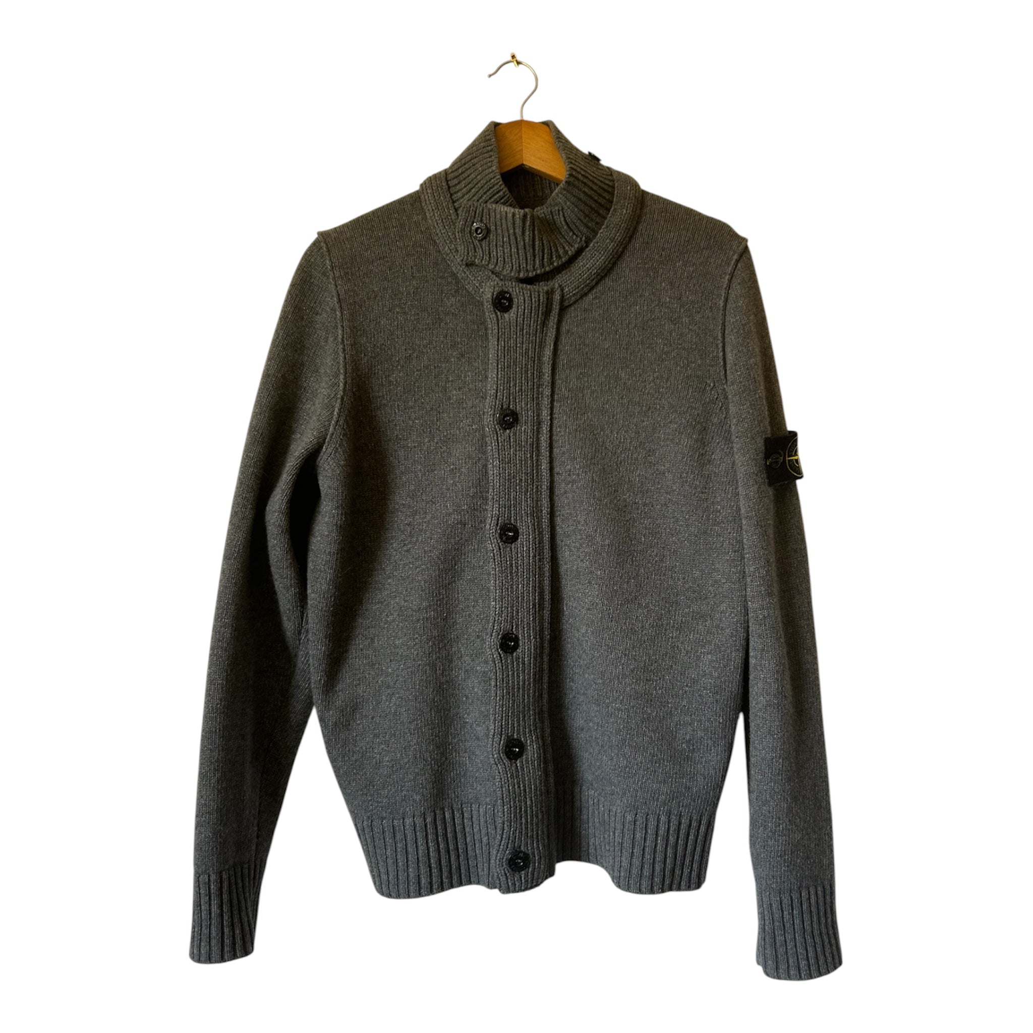 Stone Island Woll Cardigan