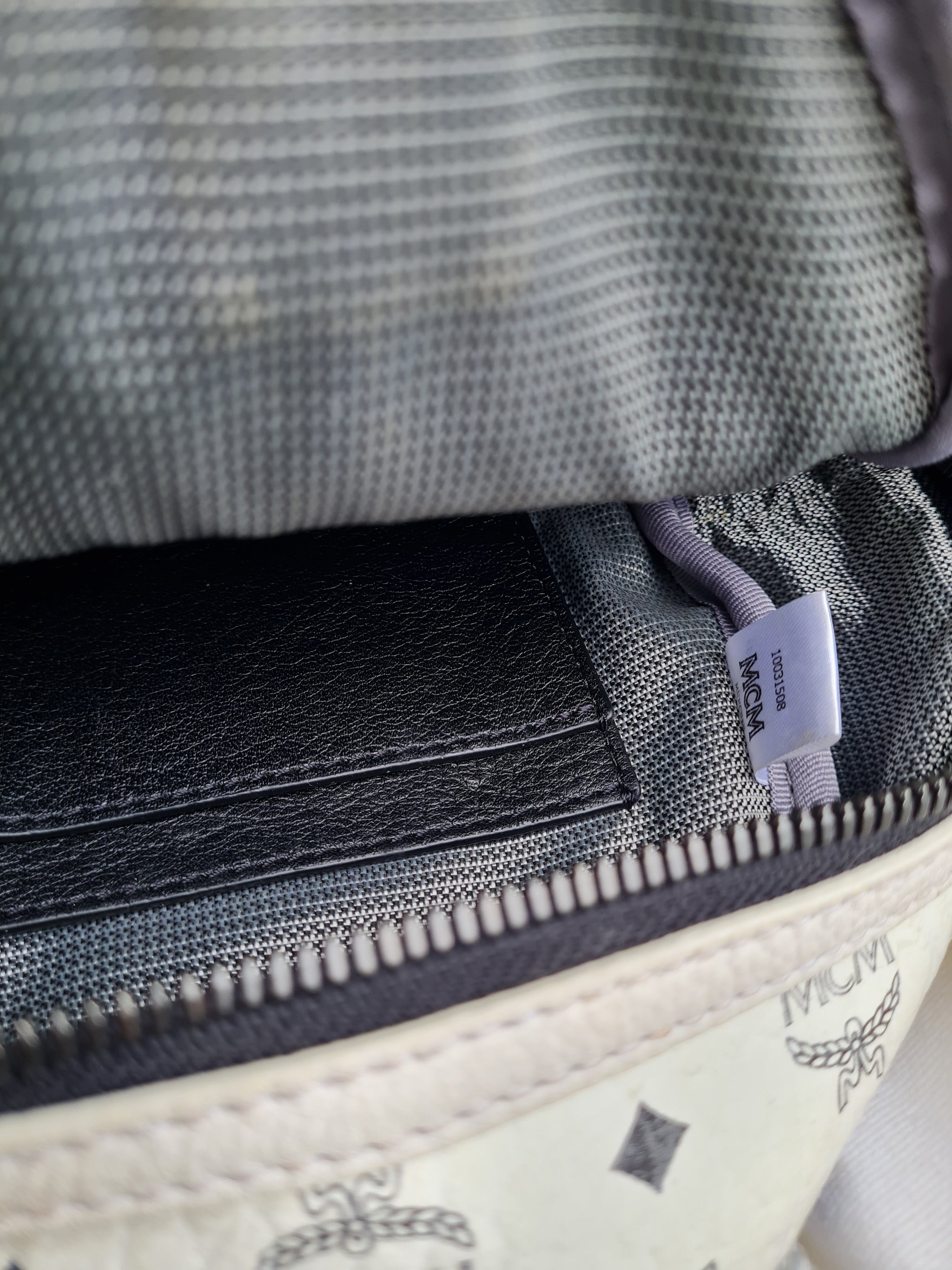 MCM mini Rucksack weiß