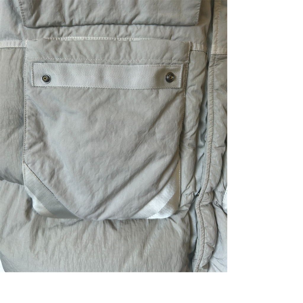 C.P. Company Eco-Chrome R Mixed Hooded Down Gilet
