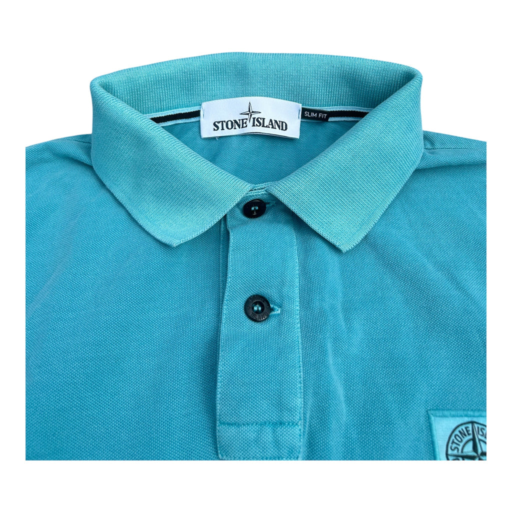 Stone Island Pigment Dyed Cotton Polo