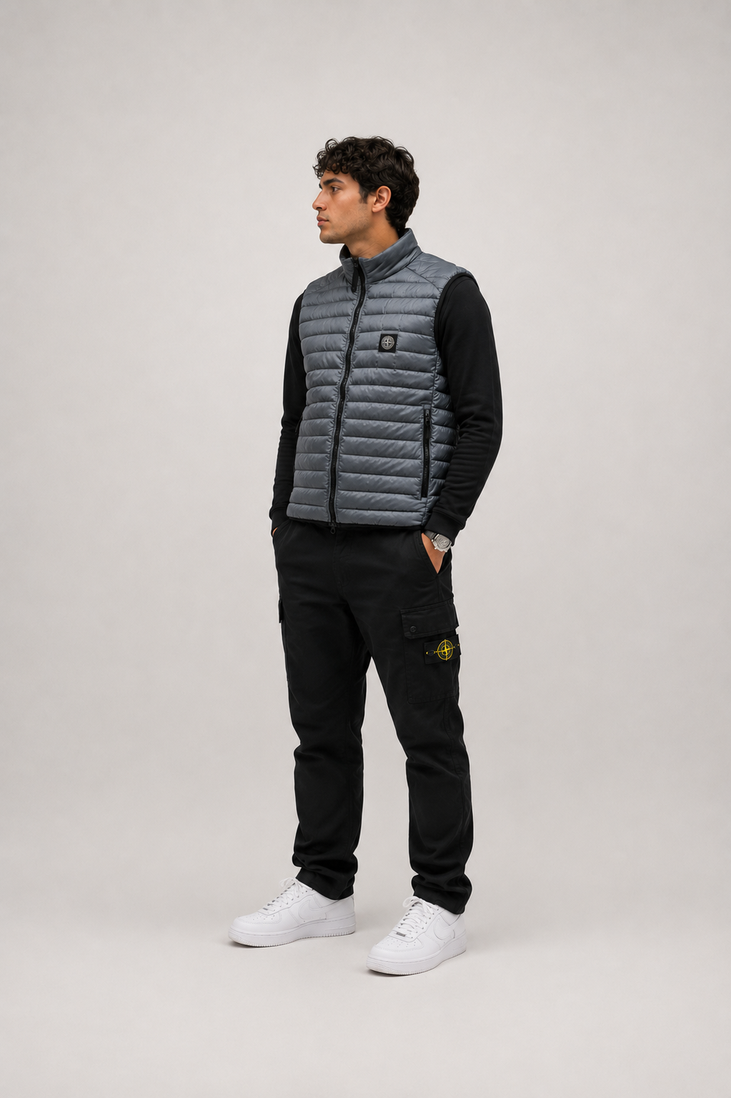 Stone Island Loom Woven Chambers R-Nylon Down TC